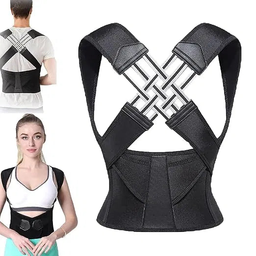 Back Posture Corrector Belt for Men & Women – Adjustable, Invisible & Pain Relief
